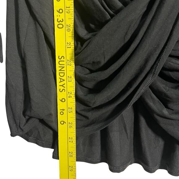 Three Bird Nest M Cross Front Long Sleeve Blouse Boho Casual Boutique with Tags - Picture 7 of 7